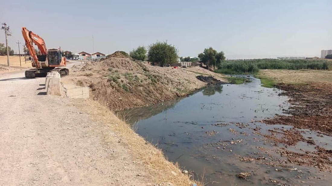 هەر لە ئێستاوە کەند و رێڕەوەکانی لافاو لە هەولێر پاک دەکرێنەوە