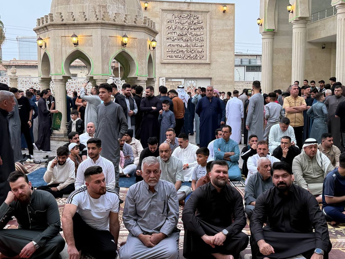 964 غطت صلوات العيد في كل العراق والختام من جامع النبي شيت بأيمن الموصل