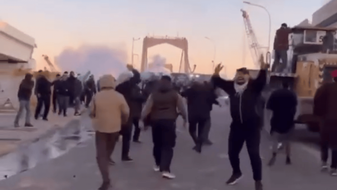 Pro-Iran protesters gather near Green Zone as Khamenei’s death sparks unrest