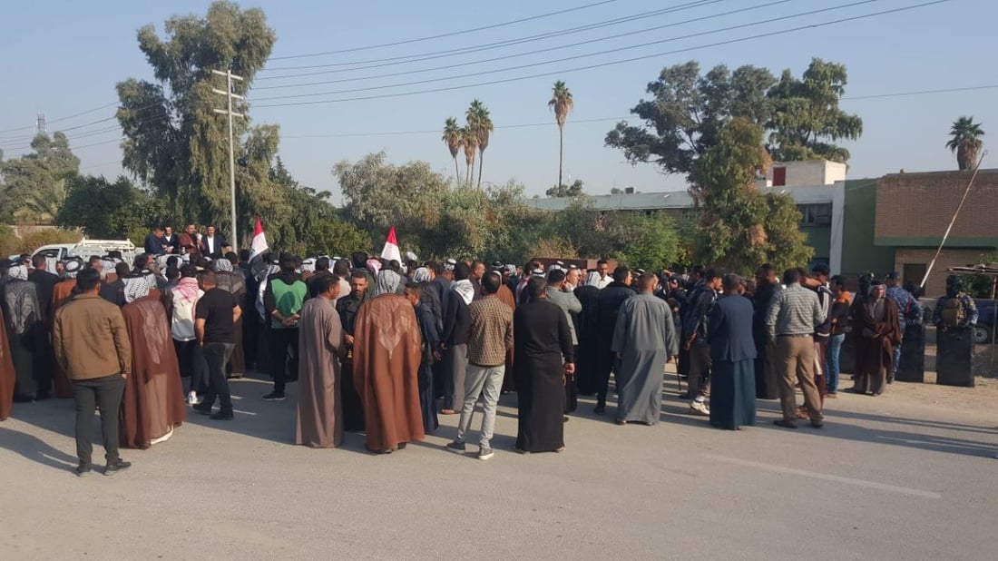 تظاهرة لمزارعي كوثا: جددوا العقود ولا تعيدوا الأراضي للمشمولين بالاجتثاث (صور)
