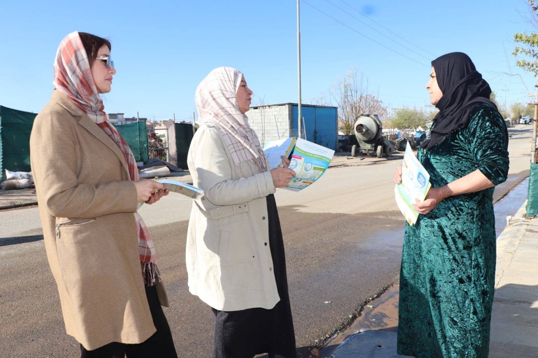 به‌دواداچوون بۆ ئاوى خواردنه‌وه‌ى ئه‌و گه‌ڕه‌كانه‌ى چه‌مچه‌ماڵ ده‌كرێت كه‌ به‌ر لافاو كه‌وتبوون