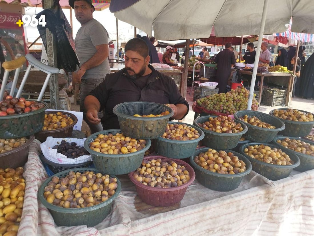 بورصة تمور الحلة: انخفاض حاد في أسعار المحلي والخليجي للميسورين فقط (صور)