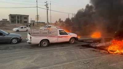 بەهۆی رووداوەکانی گوندی لاجان دوو رێگای سەرەکی داخران
