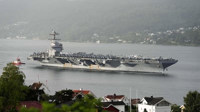 فڕۆکەهەڵگری جیرارد فۆرد و چوار کەشتی دیکە لە مەغریب بینراون