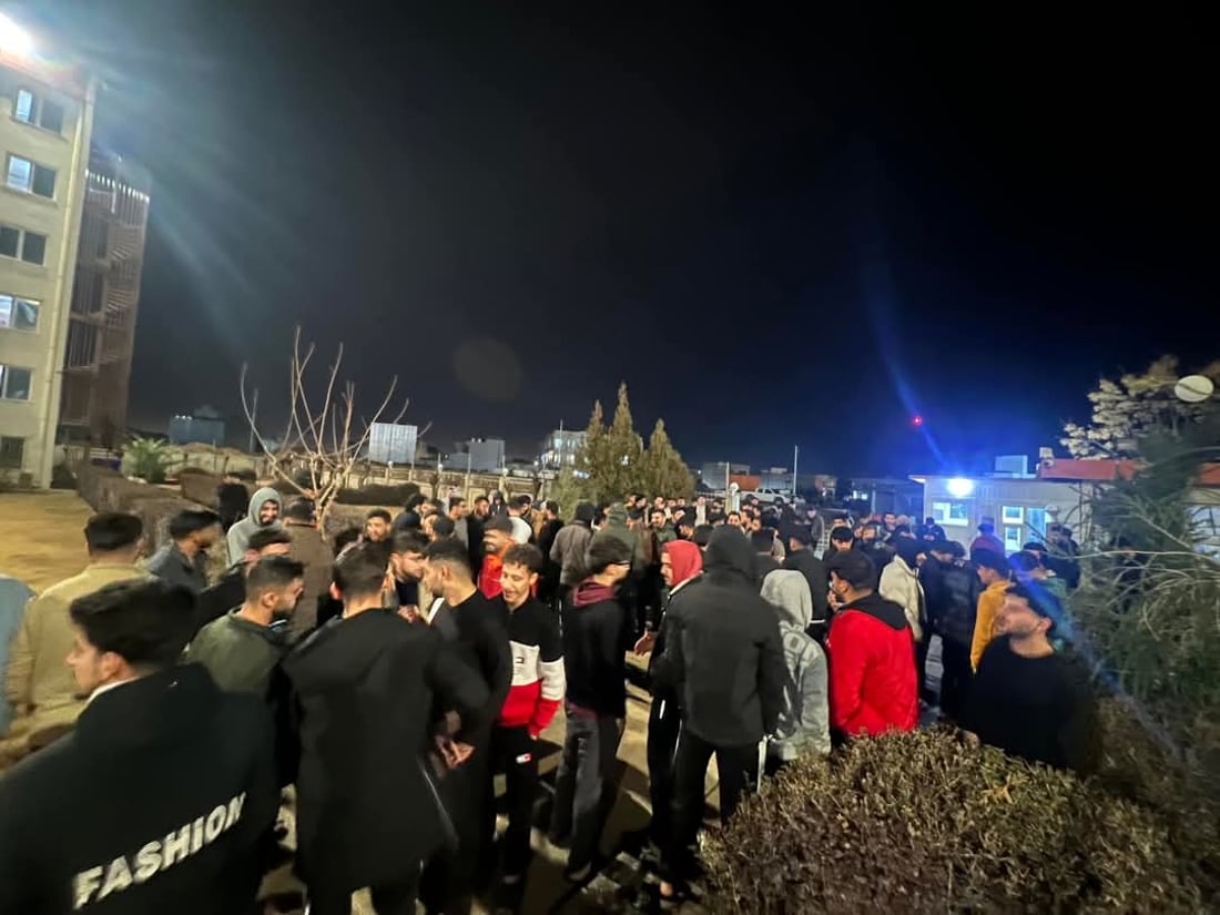 ئەمشەو خوێندکارانی بەشەناوخۆیی پێنجی ئازار لە رانیە گردبوونەوە