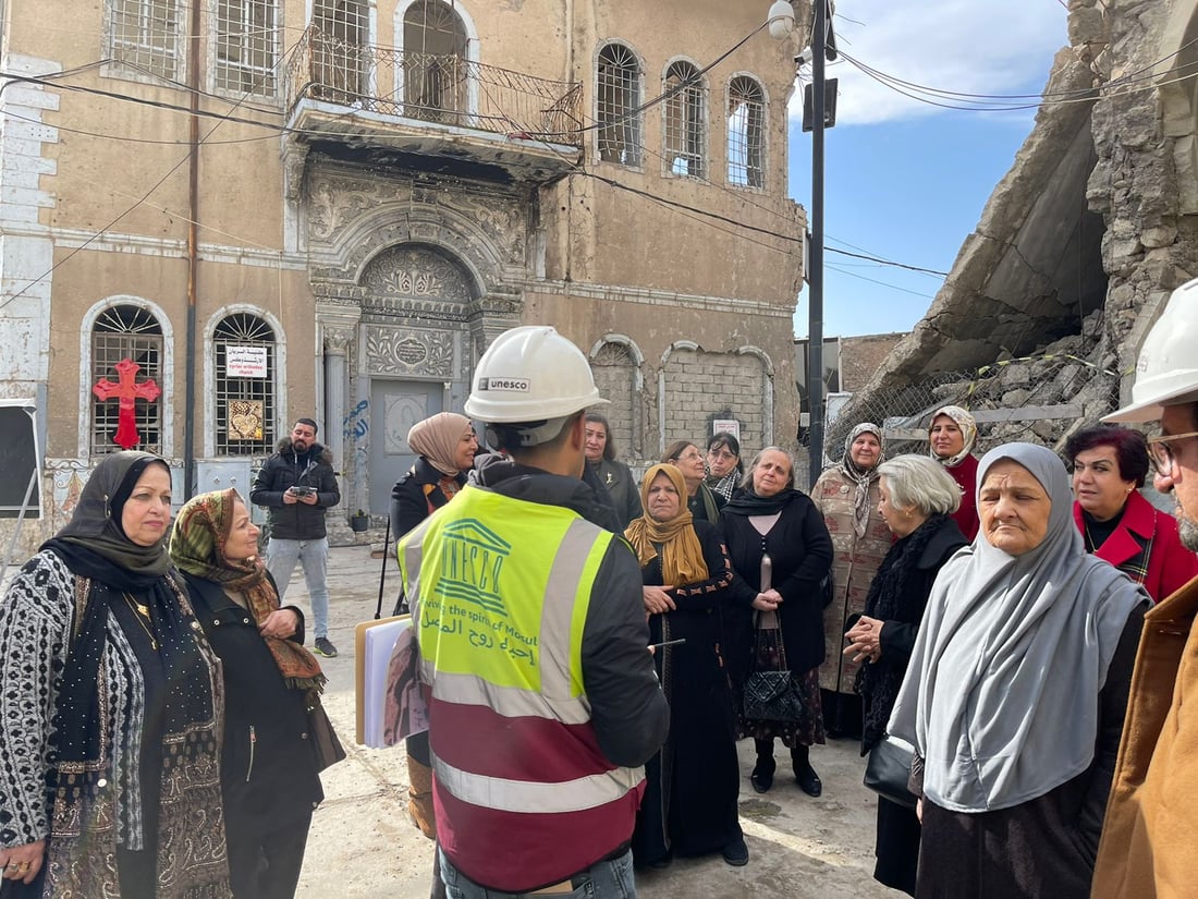 عدسة 964 توثق لحظات مؤثرة.. راهبات ومسلمات يجتمعن بعد طول فراق في الموصل