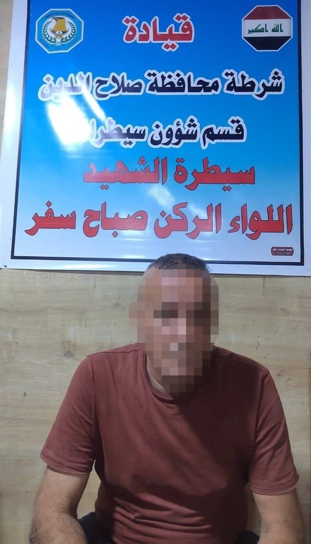 صور: ضبط أعداد كبيرة من المشروبات الكحولية المهربة في صلاح الدين