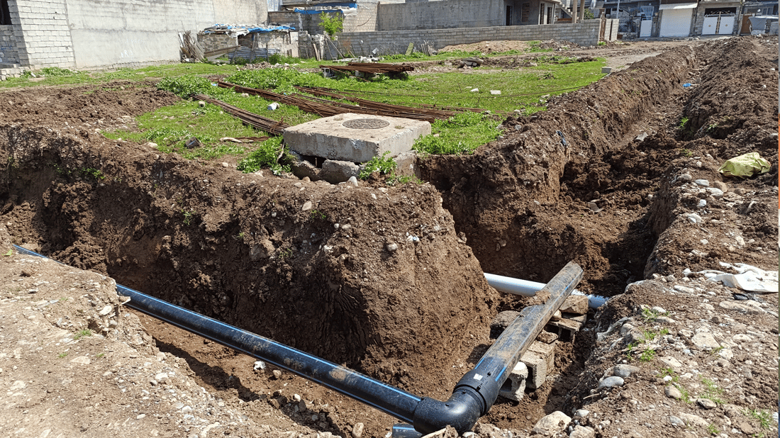 كۆمپانیایه‌ك پارەی وەرنەگرتووە و پڕۆژەیەکی ئاو تەواو دەکات