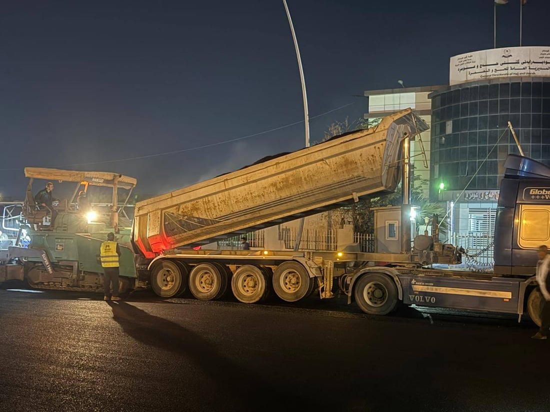 قۆناغی یەكەمی قیركردنەوەی شەقامی 100 مەتری كۆتایی هات