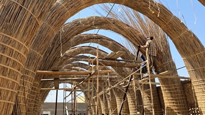 رجال الطار.. سومريون يجرون حبال المضيف بالصراخ والهندسة (فيديو)