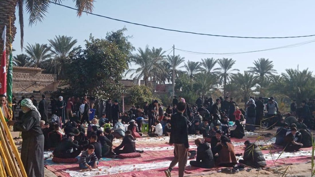 صور: أكثر من 534 كلم.. 100 زائر من حيانية البصرة إلى بغداد سيراً على الاقدام