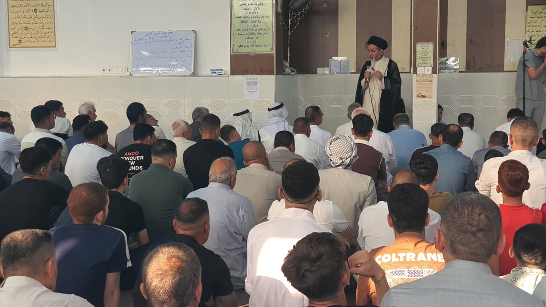 جامع السبطين وسط تلعفر اكتظ بمئات المصلين في صبيحة عيد الأضحى (صور)