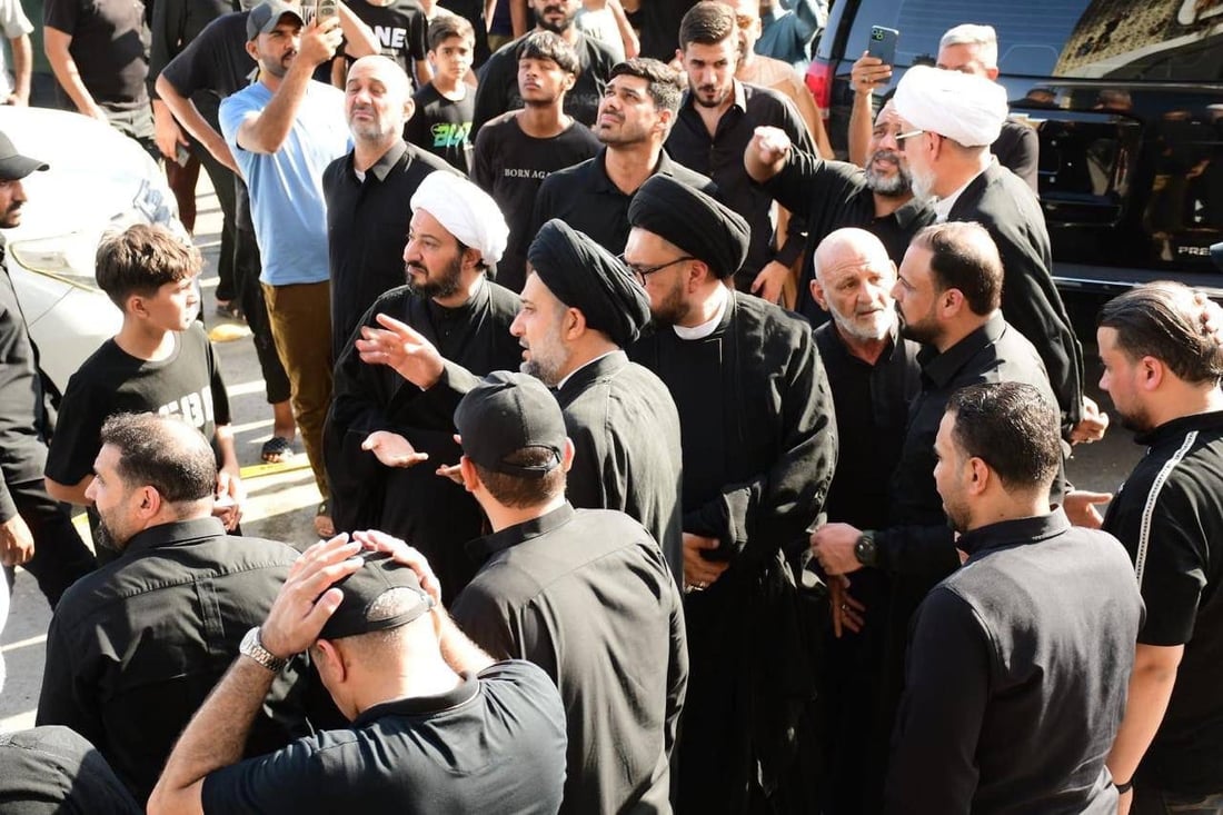 صور: وفد مقتدى الصدر يصل إلى مكان فاجعة الكوت