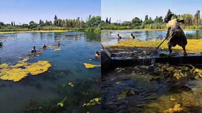 سەرچاوەی ئاوی سەرای سوبحاناغا لەلایەن هاوڵاتیانەوە پاککرایەوە