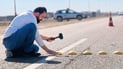 Tuz Khurmatu: volunteers install safety markers on crash-prone stretch of road
