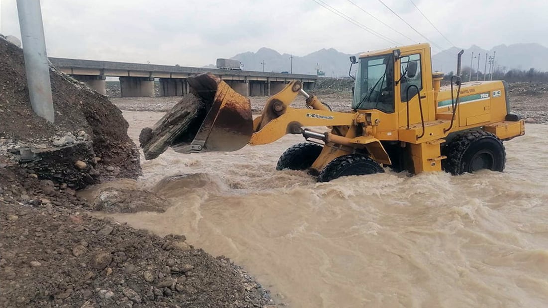 شاره‌وانیى سه‌نگه‌سه‌ر مه‌ترسییه‌كانى دروستبوونى لافاو ناهێڵێت