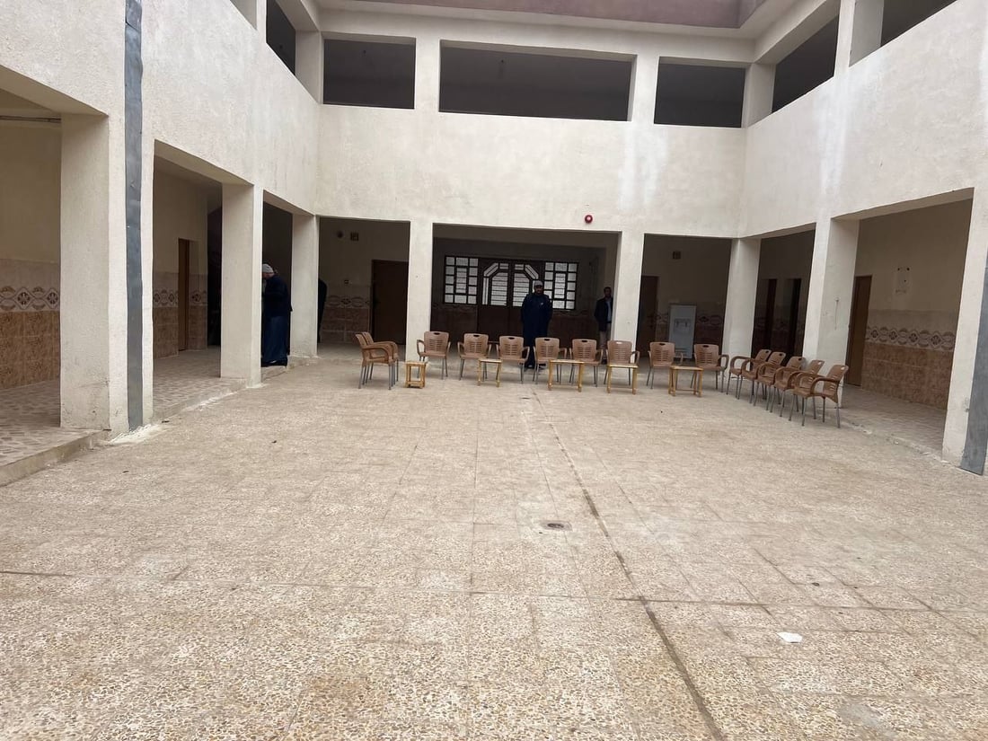 صور: ثانوية عوينات في ربيعة جاهزة.. بناها أهل القرية بتبرعاتهم والمخاتير حضروا