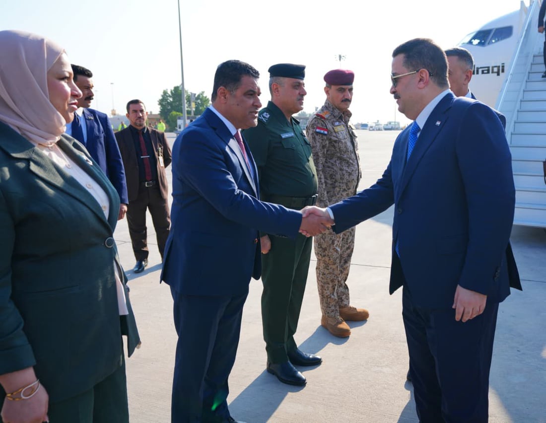 صور: السوداني يصل البصرة لافتتاح المقطع الأول من طريق التنمية