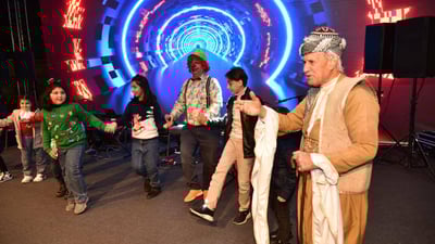 مام عەوڵا و نونو منداڵانیان خەنی كرد