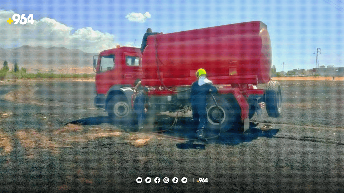 کارمەندێکی بەرگریی شارستانی زاخۆ سووتا