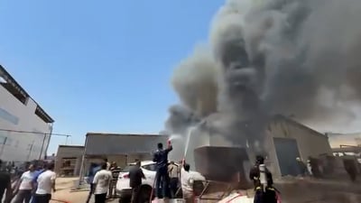 Fire destroys medicine store at Basra teaching hospital