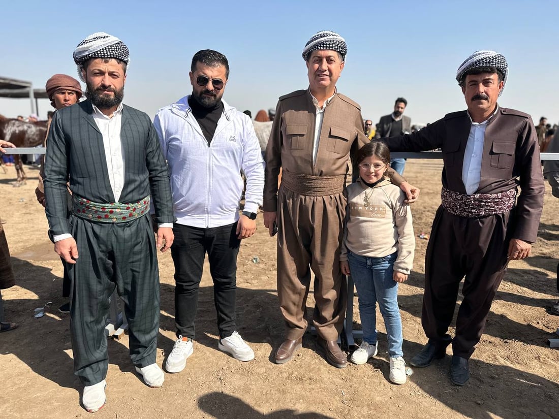 كرد في الديوانية للتنافس في سباق الخيول العربية