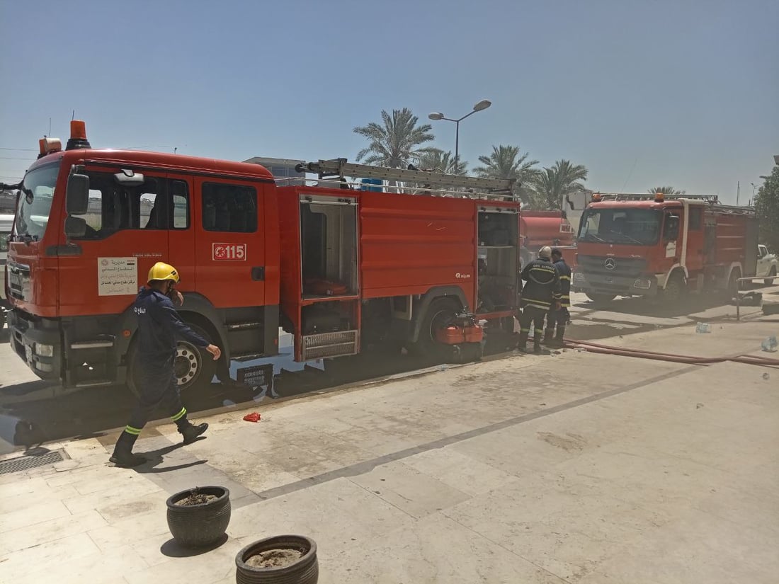 3 وفيات في مركز أورام بالحلة.. الدفاع المدني أخمد الحريق ونفى وجود خسائر