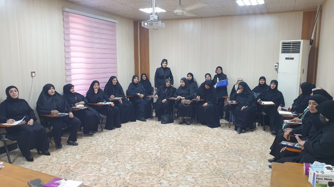 صورة: موظفات الموانئ يتدربن على الإسعافات الأولية