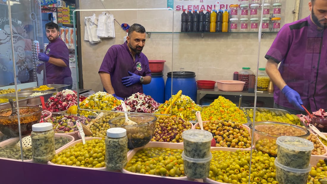 السليمانية لا تأكل الطرشي صيفاً والشهية مفتوحة على 9 أنواع مع أول زخات للمطر