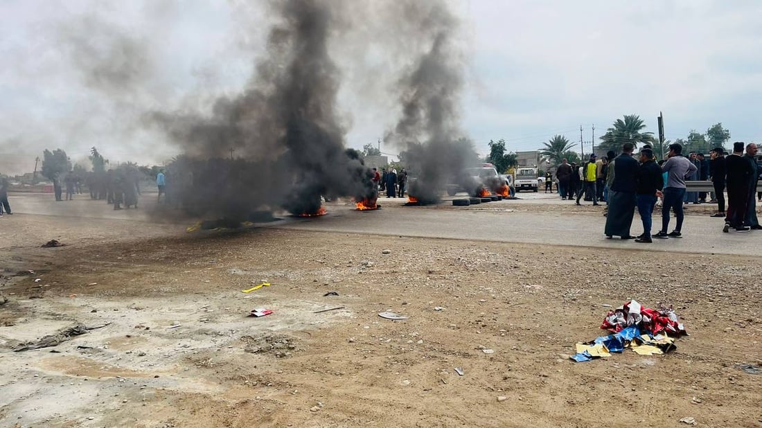 تميم تريد ولاية ثانية.. اعتصام في بلدروز والمقدادية احتجاجاً على مرشح العامري (صور)