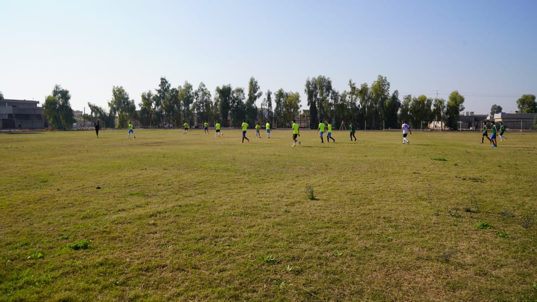 افتتاح ملعب ناحية “يايجي” غربي كركوك (صور)