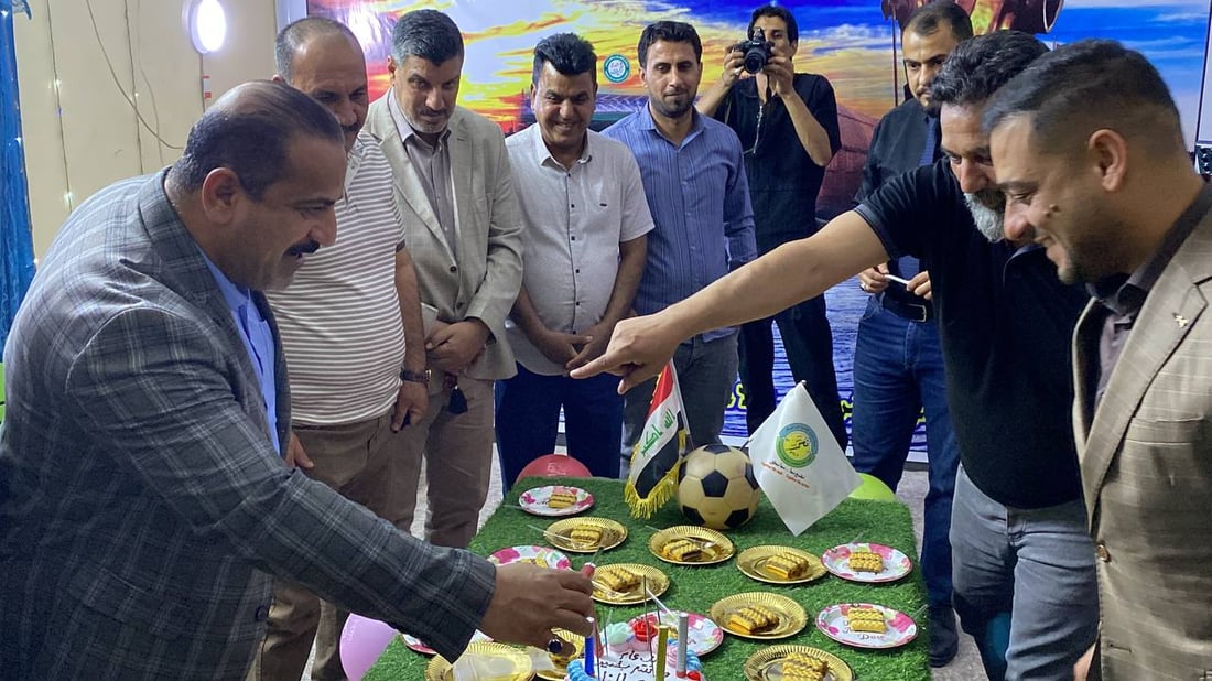 رابطة المشجعين في الناصرية لم تتظاهر في عيد العمال بل حضرت “كيكة”