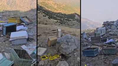 لە کوێستانەکانی دۆڵی خۆشناوەتی و شاورێ ورچ هەنگوینی نەهێشتووە