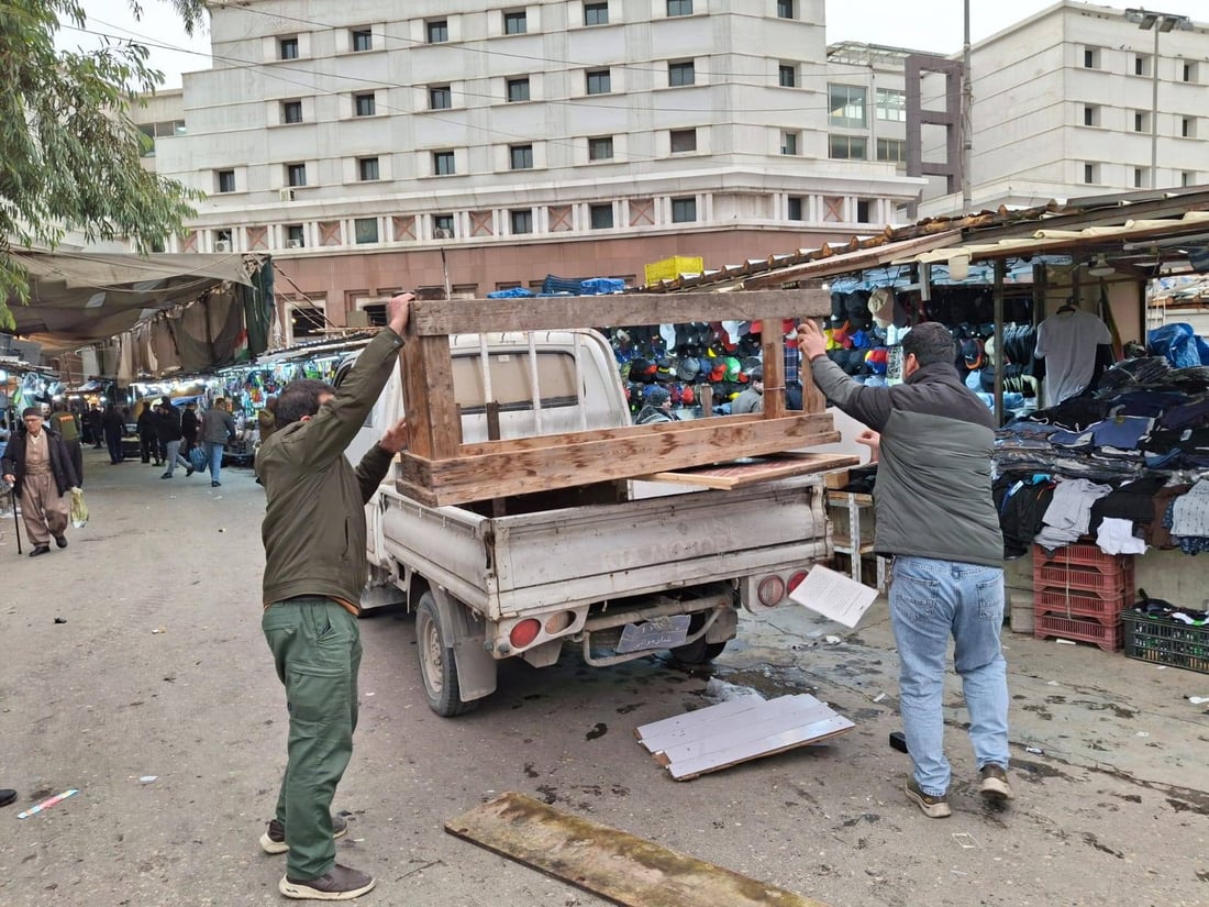 شاره‌وانیی هه‌ولێر شێخه‌ڵا و ناو بازاڕی رێكخسته‌وه‌