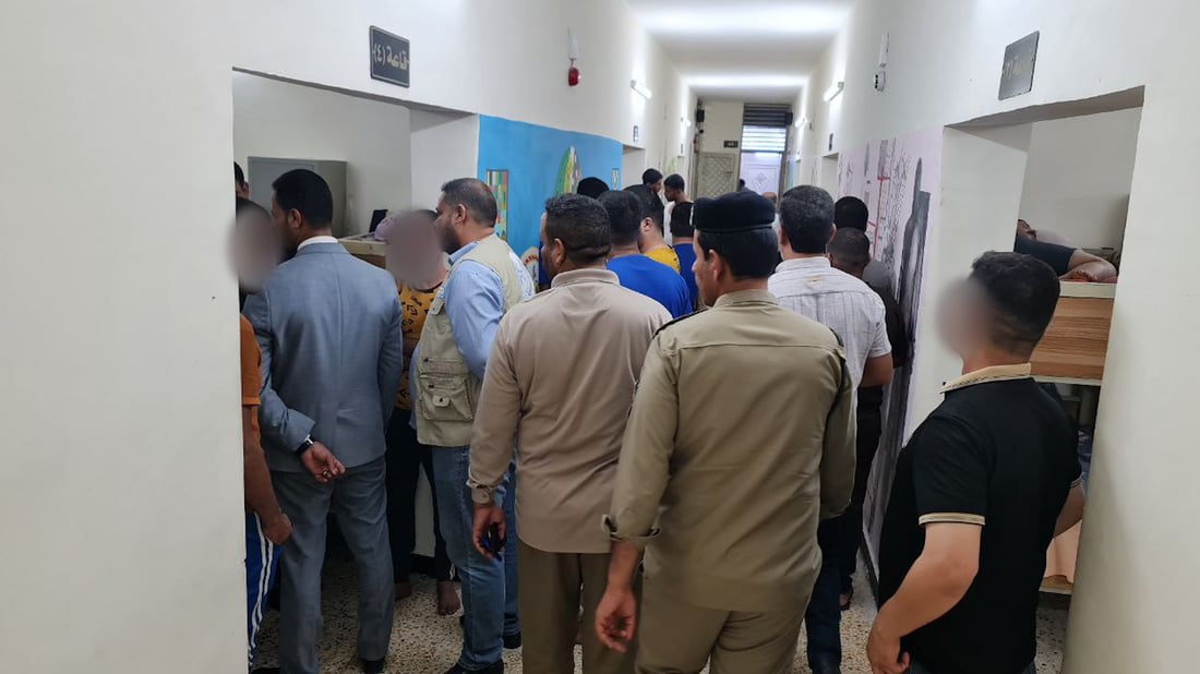 شبكة 964 تنفرد بتوثيق استبيان ميداني لمدمني المخدرات في مركز تأهيل المثنى (صور)