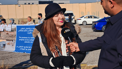 ئاژەڵپارێزانی کوردستان لەبەردەم نەتەوە یەکگرتووەکان دەنگیان هەڵبڕی