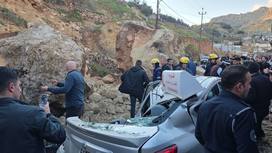 پارچە شاخێک داڕما و تەنیا زیانی مادەی بەجێهێشت