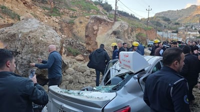 پارچە شاخێک داڕما و تەنیا زیانی مادەی بەجێهێشت