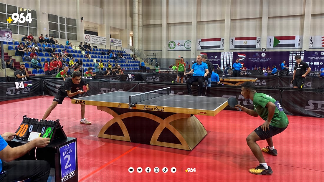 لە پاڵەوانیەتی عەرەب هەڵبژاردەی عێراق لە ئەردەنی بردەوە