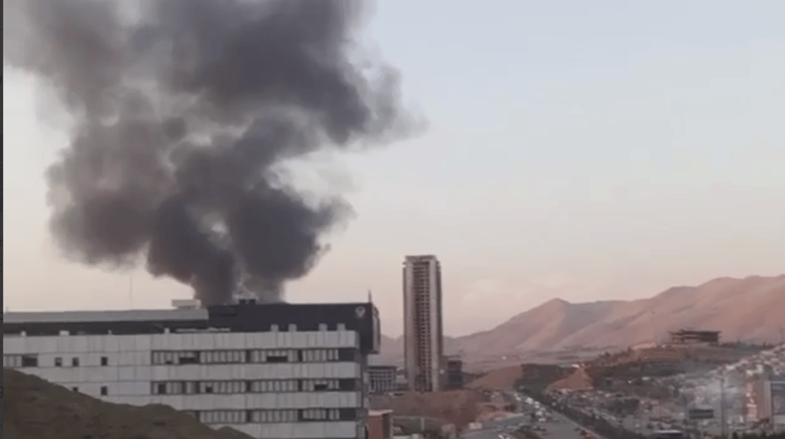 ئاگرەکەى سلێمانى کوژێندرایەوە