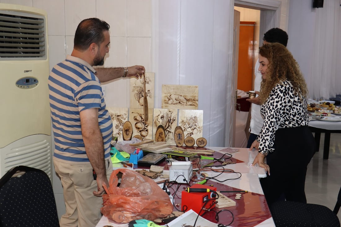 خولى فێربوونى كاره‌ ده‌ستییه‌كان له‌ هه‌ڵه‌بجه‌ كۆتایی هات