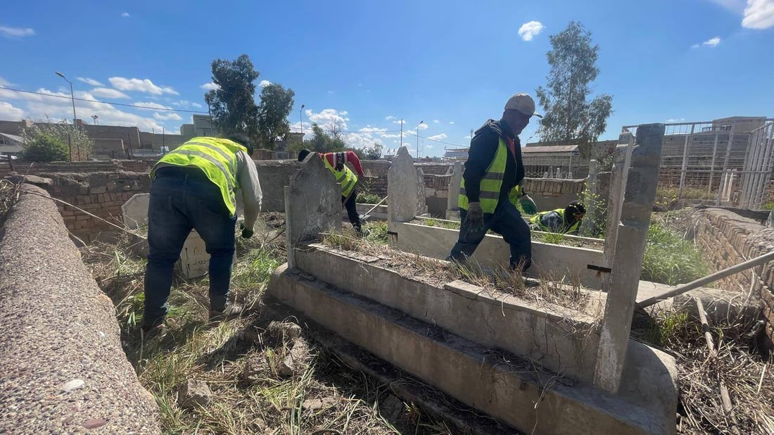 گۆڕستانی شێخی چۆلی لە هەولێر پاككرایەوە