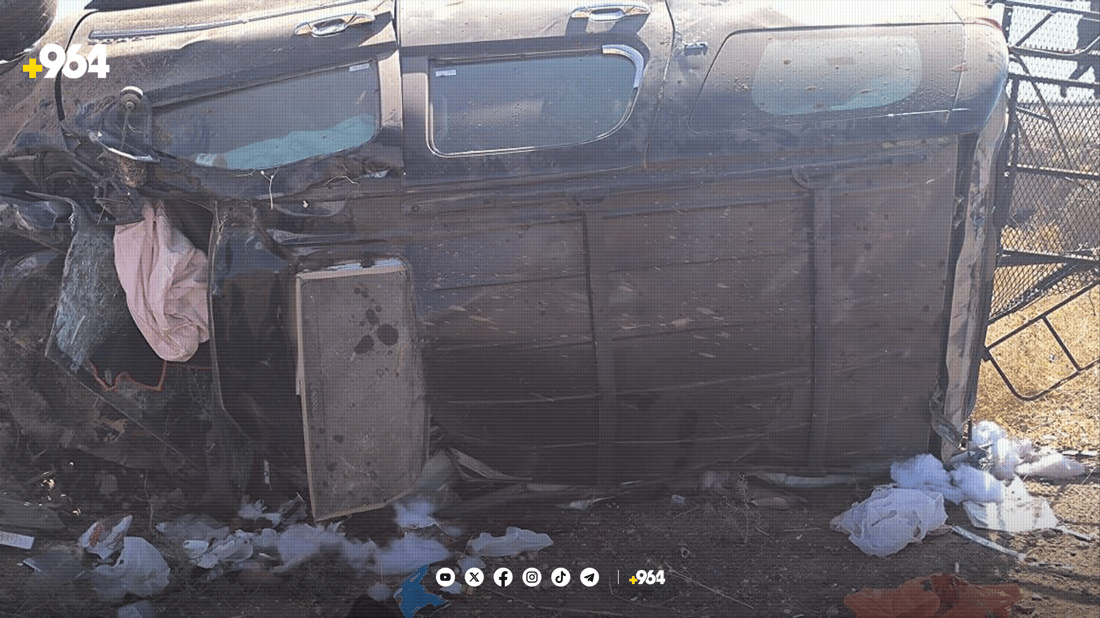 بە رووداوێکی هاتوچۆ شەش کەس گیانیان لەدەستدا