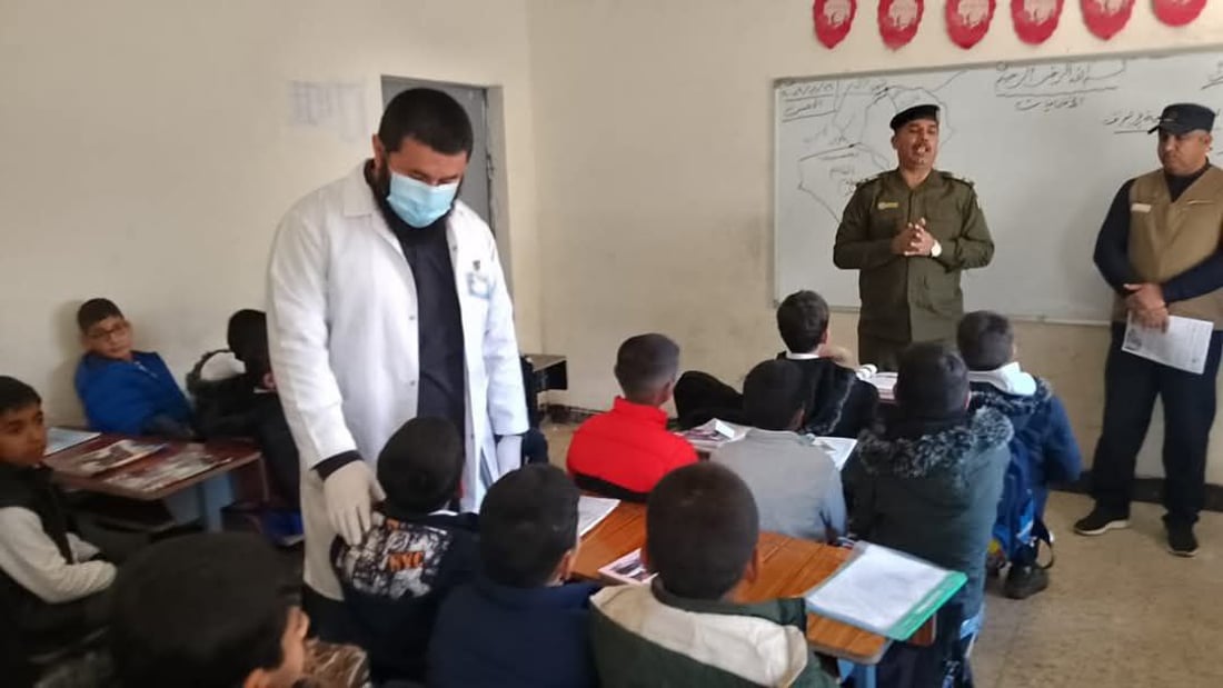 پۆلیس و تەندروستی دوزخورماتوو سەردانی قوتابیان دەکەن