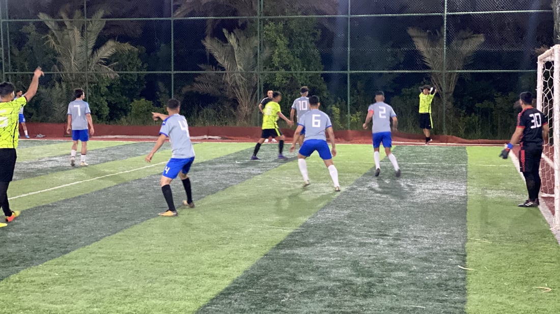 عيد غير سعيد لفريق “دعبلة” بنهائي كأس الشيخ “زعيان” للخماسي في هيت