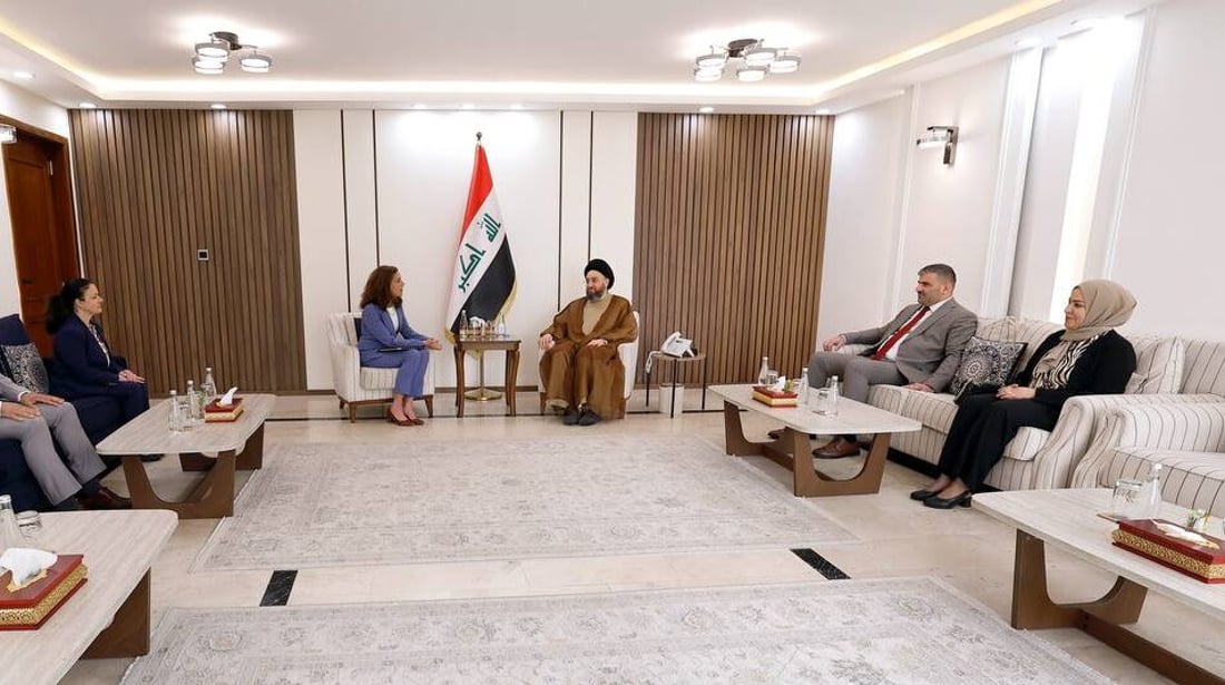 القائمة بأعمال واشنطن في مكتب الحكيم ونقاش حول المفاوضات الأميركية الإيرانية