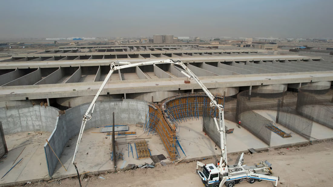 [PHOTOS] Progress at new Basra sewage treatment project