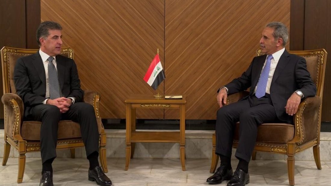 فائق زيدان ونيجرفان بارزاني يبحثان منع الأعمال العدائية تجاه كردستان