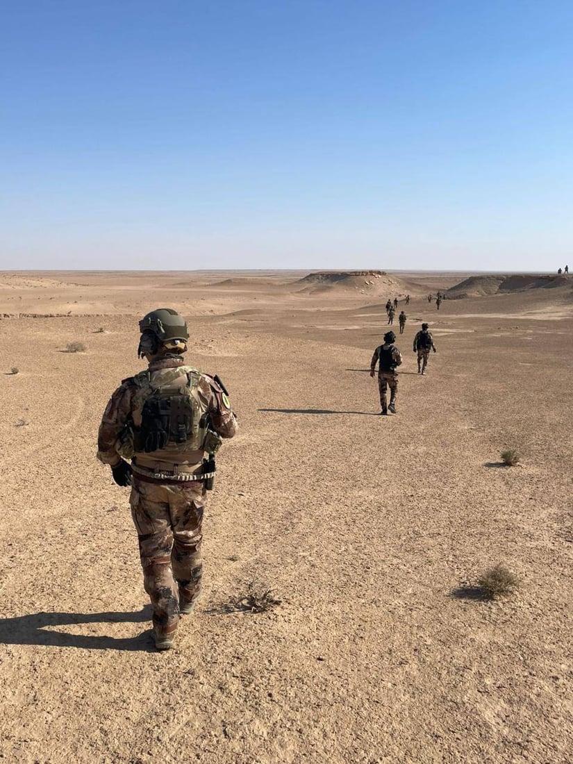 صور: صحراء الأنبار تشتعل مجدداً ومكافحة الإرهاب تعتقل 10 عناصر من داعش