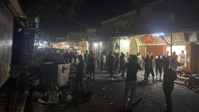صورة: انفجار “صوتيّة” في سوق طوزخورماتو يخلف جرحى بين الأطفال